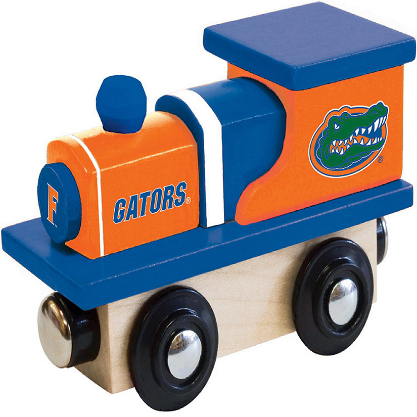 Officially Licensed NCAA Florida Gators Wooden Toy Train Engine For Kids Image