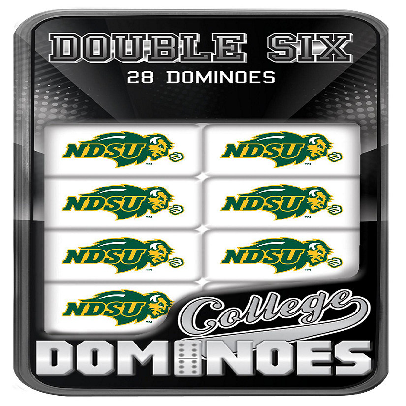 Officially Licensed NCAA North Dakota State Bison 28 Piece Dominoes Game Image