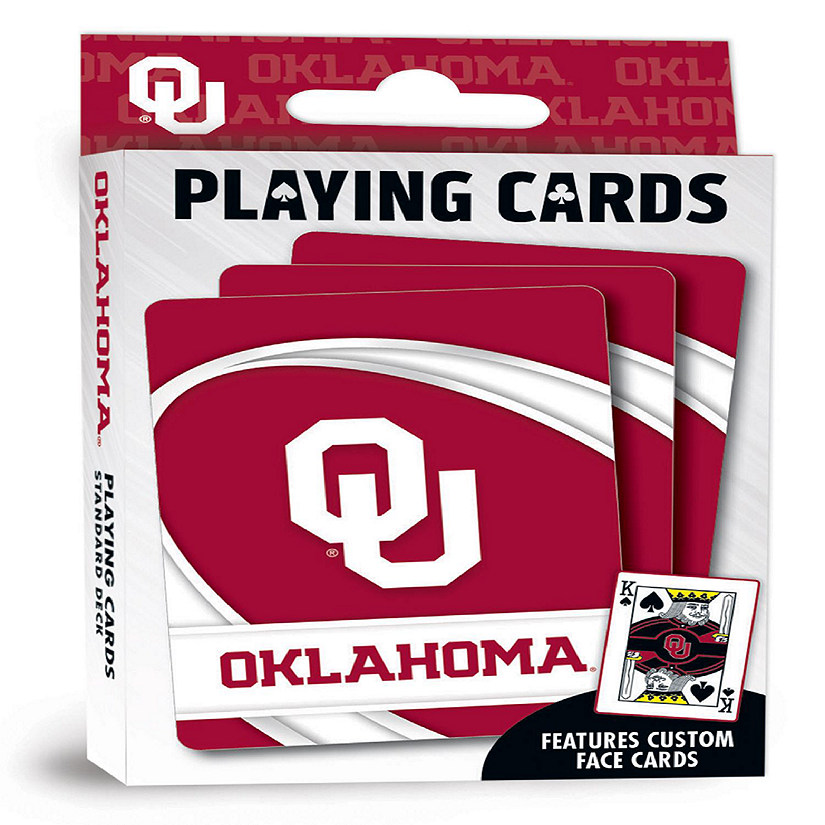 Officially Licensed NCAA Oklahoma Sooners Playing Cards - 54 Card Deck Image