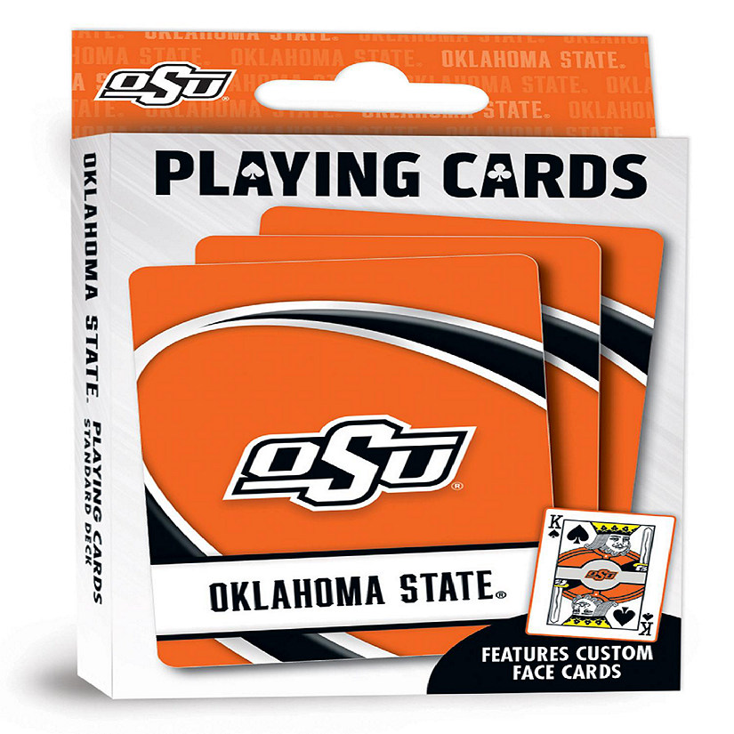 Officially Licensed NCAA Oklahoma State Cowboys Playing Cards - 54 Card Deck Image
