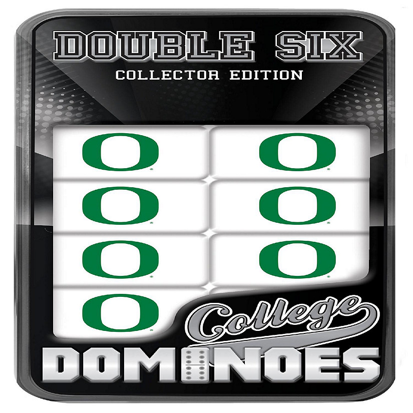 Officially Licensed NCAA Oregon Ducks 28 Piece Dominoes Game Image