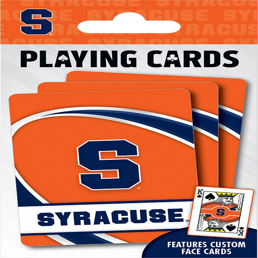 Officially Licensed NCAA Syracuse Orange Playing Cards - 54 Card Deck Image