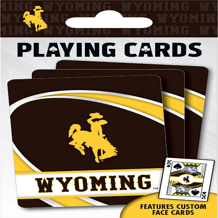 Officially Licensed NCAA Wyoming Cowboys Playing Cards - 54 Card Deck Image