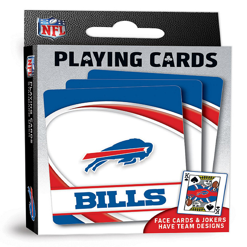 Officially Licensed NFL Buffalo Bills Playing Cards - 54 Card Deck Image
