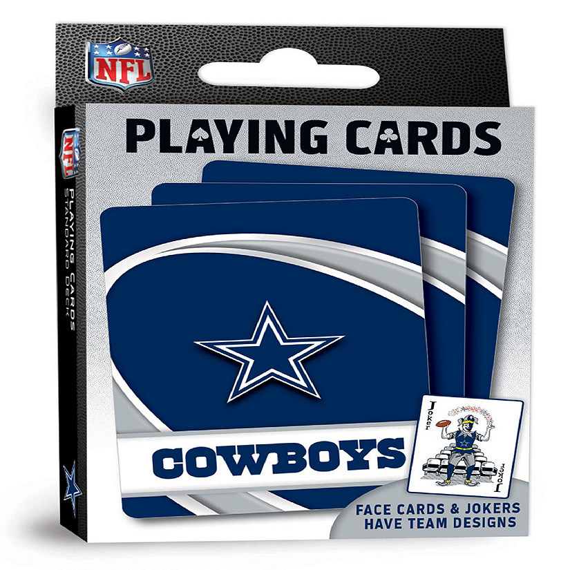 Officially Licensed NFL Dallas Cowboys Playing Cards - 54 Card Deck Image