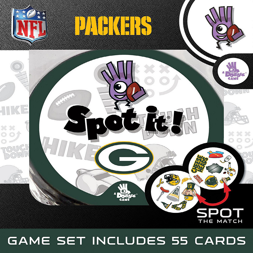 Officially licensed NFL Green Bay Packers Spot It Game Image