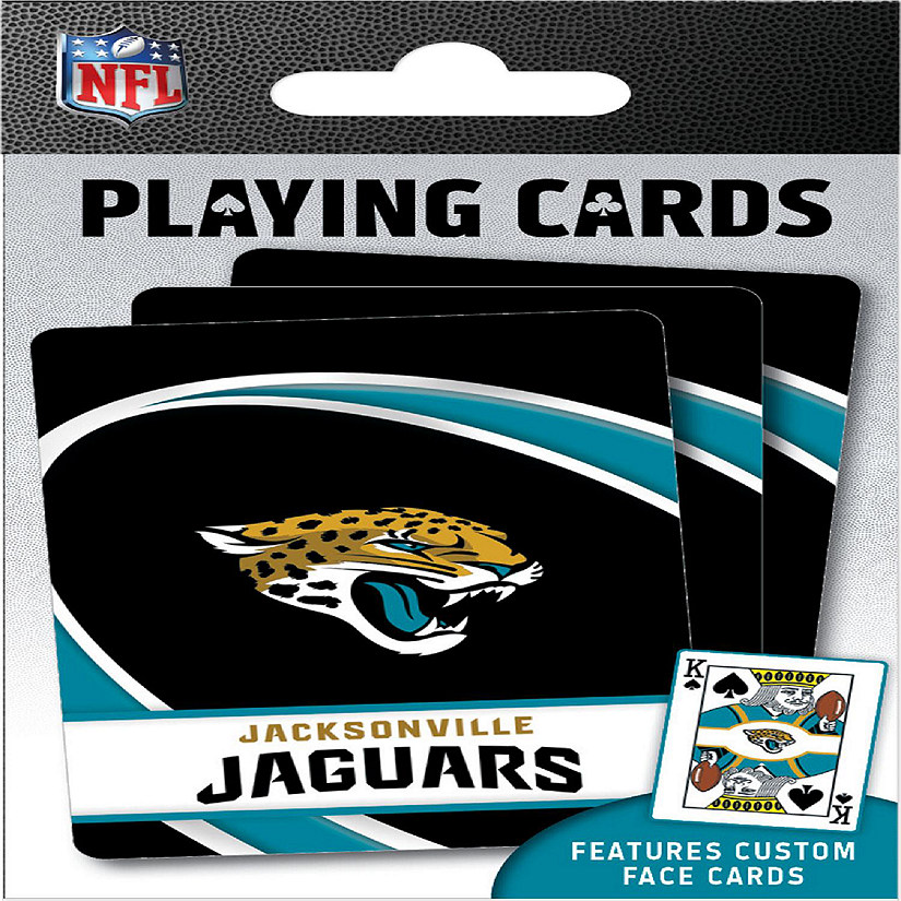 Officially Licensed NFL Jacksonville Jaguars Playing Cards - 54 Card Deck Image
