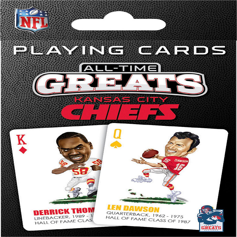 Officially Licensed NFL Kansas City Chiefs Playing Cards - 54 Card Deck Image