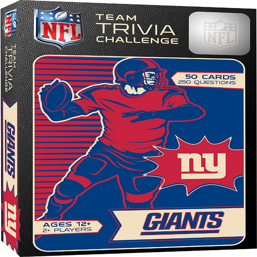 Officially Licensed NFL New York Giants Team Trivia Game Image