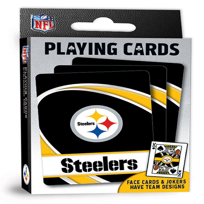 Officially Licensed NFL Pittsburgh Steelers Playing Cards - 54 Card Deck Image