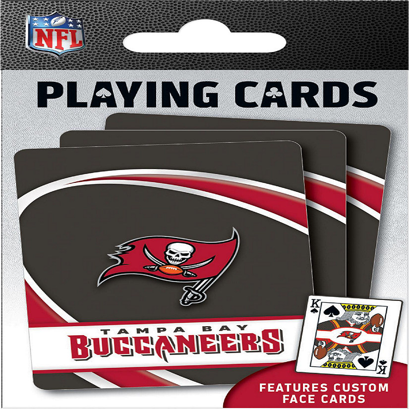 Officially Licensed NFL Tampa Bay Buccaneers Playing Cards - 54 Card Deck Image