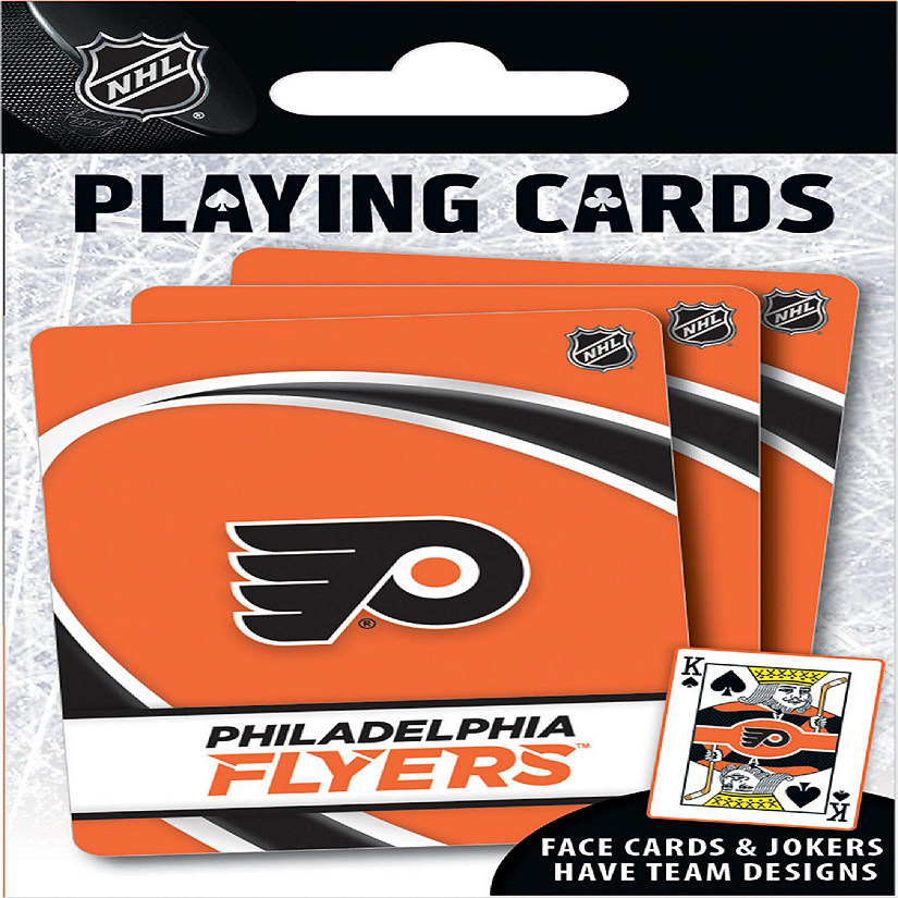 Officially Licensed NHL Philadelphia Flyers Playing Cards - 54 Card Deck Image