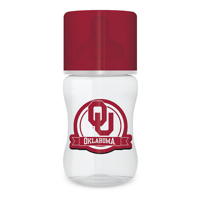 Officially Licensed Oklahoma Sooners NCAA 9oz Infant Baby Bottle Image