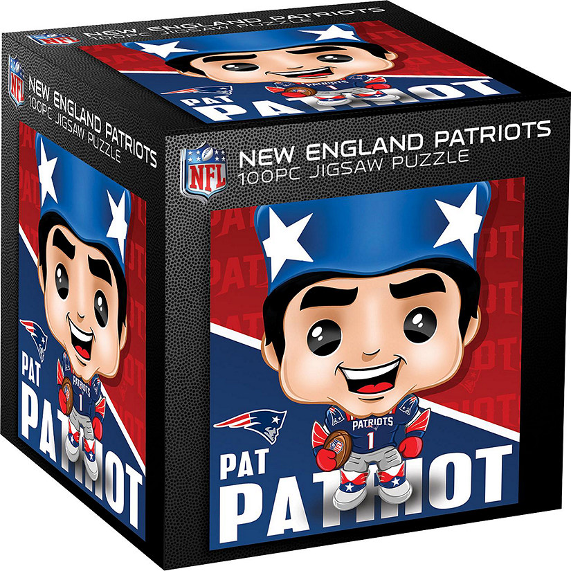 Officially Licensed Pat Patriot - New England Patriots Mascot 100 Piece Puzzle Image