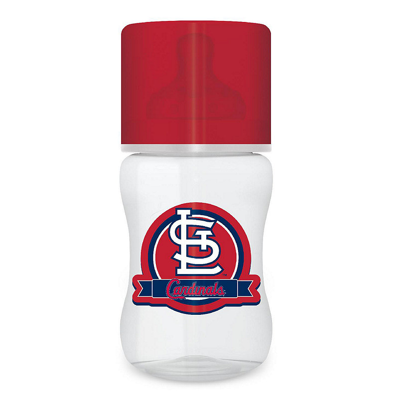 Officially Licensed St. Louis Cardinals MLB 9oz Infant Baby Bottle Image