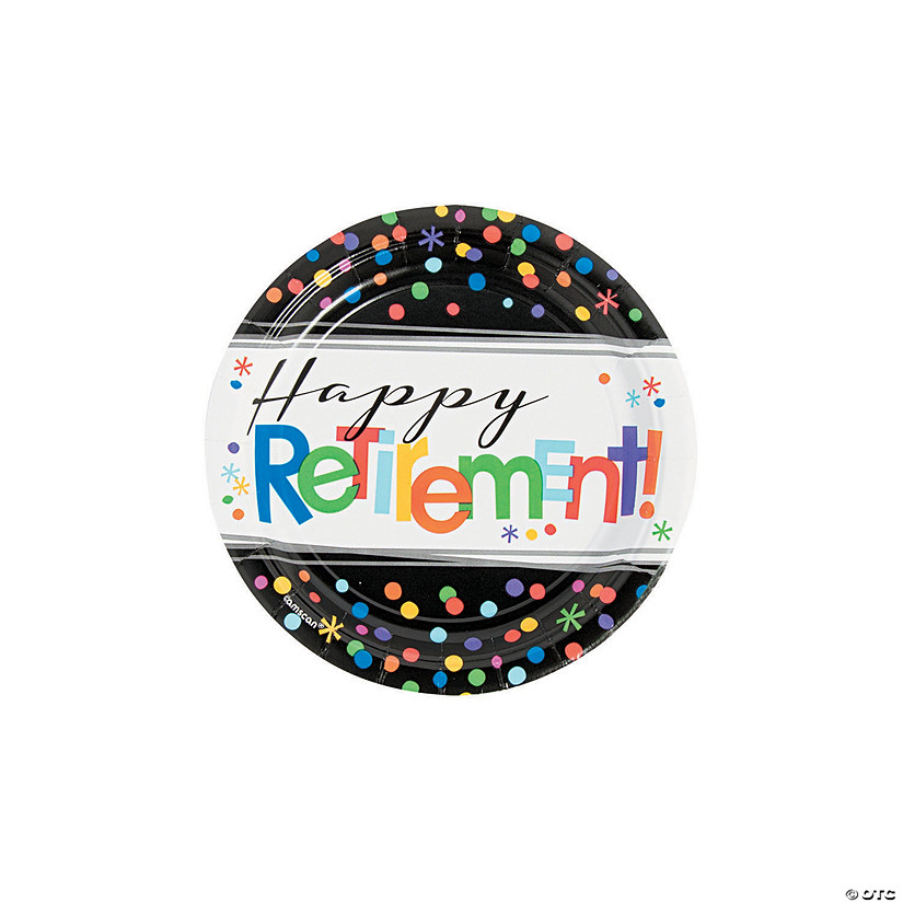 Officially Retired Paper Dessert Plates - 8 Ct. Image