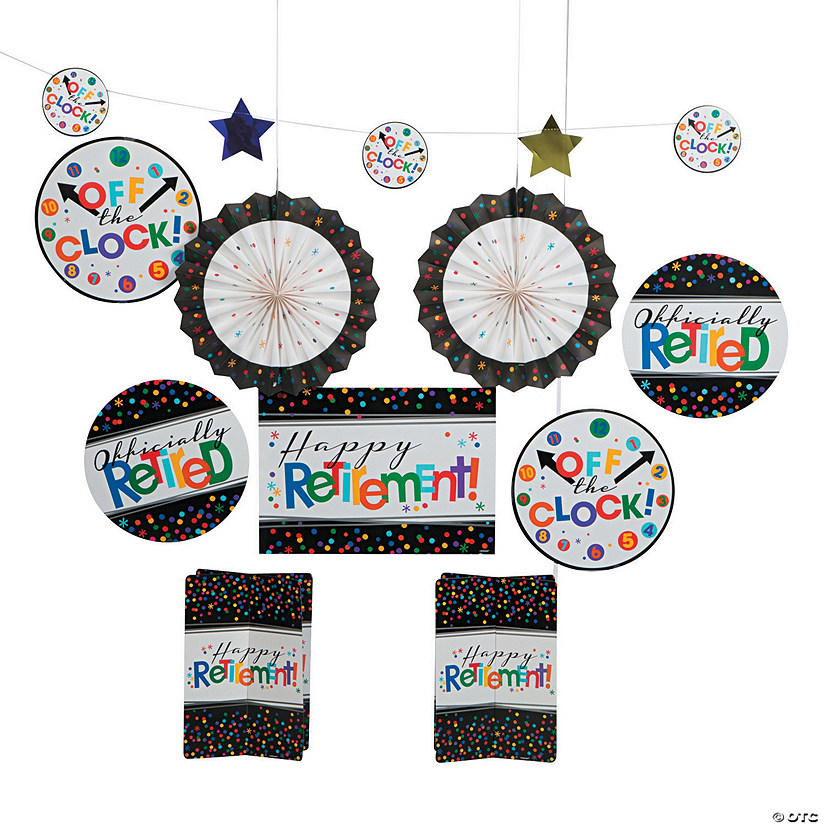 Officially Retired Room Decorating Kit - 10 Pc. Image