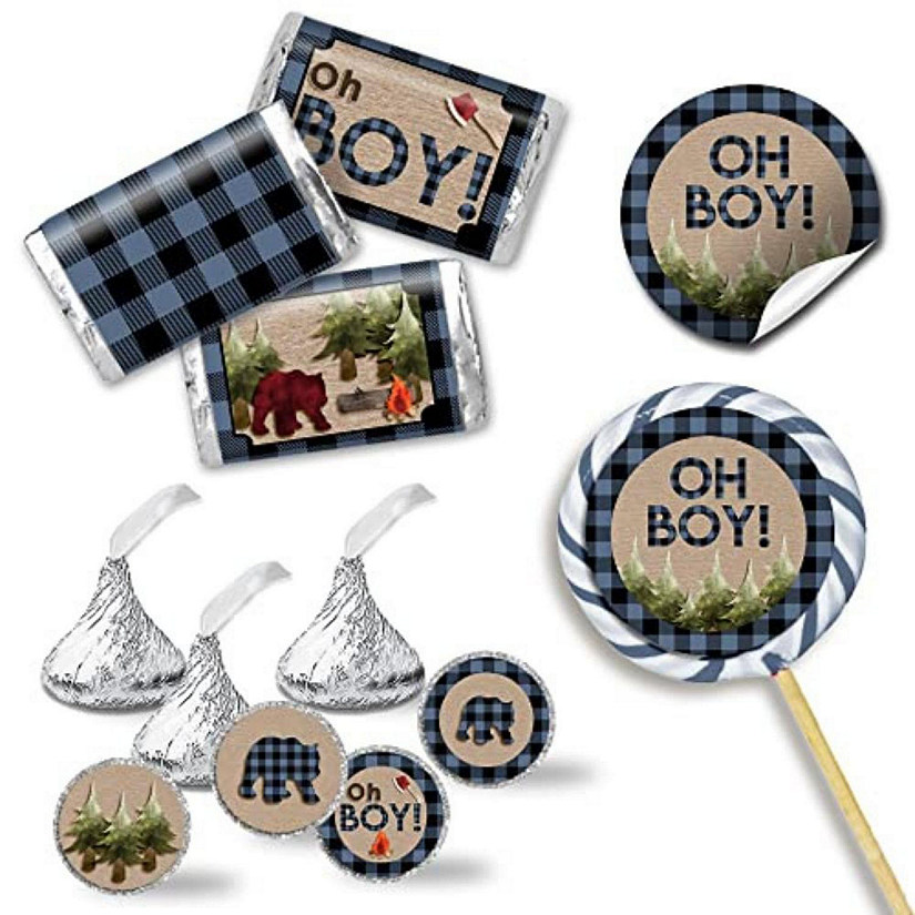 Oh Boy! Blue and Black Sticker Bundle 429pc. by AmandaCreation Image