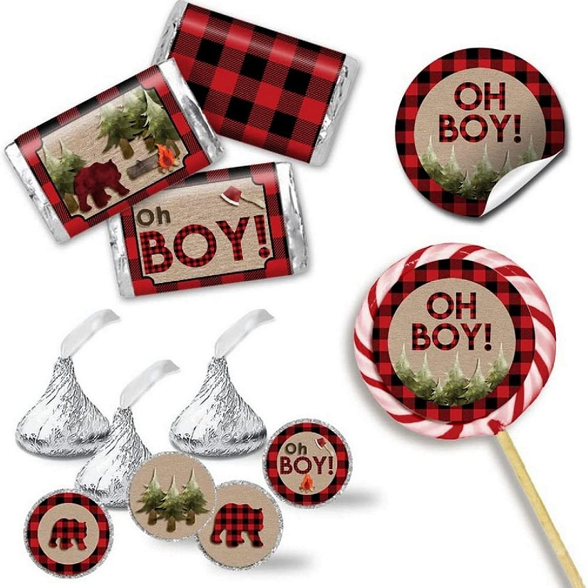 Oh Boy! Red and Black Sticker Bundle 429pc. by AmandaCreation Image