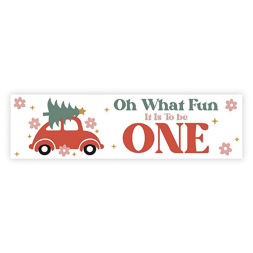 Oh What Fun One Daisy - 13 x 48 Inch Image