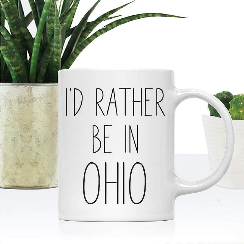 Ohio Ceramic Travel Coffee Mug Image