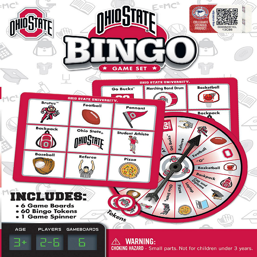 Ohio State Buckeyes Bingo Game Image