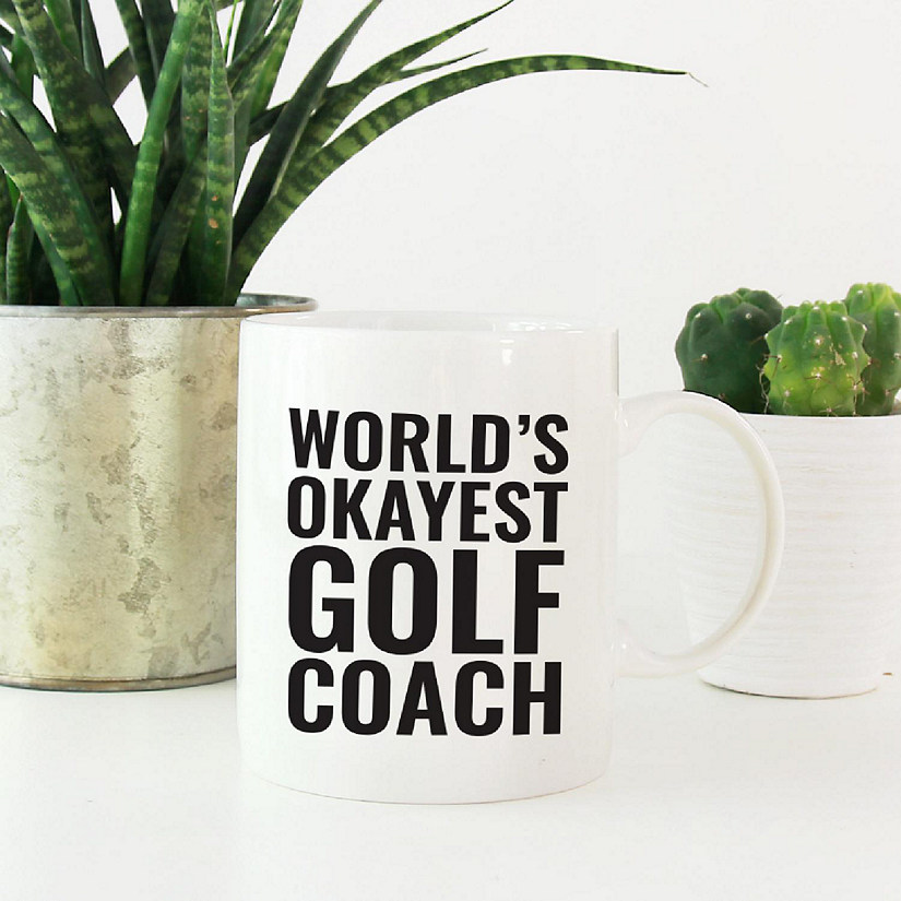 Okayest Golf Coach Ceramic Mug Image