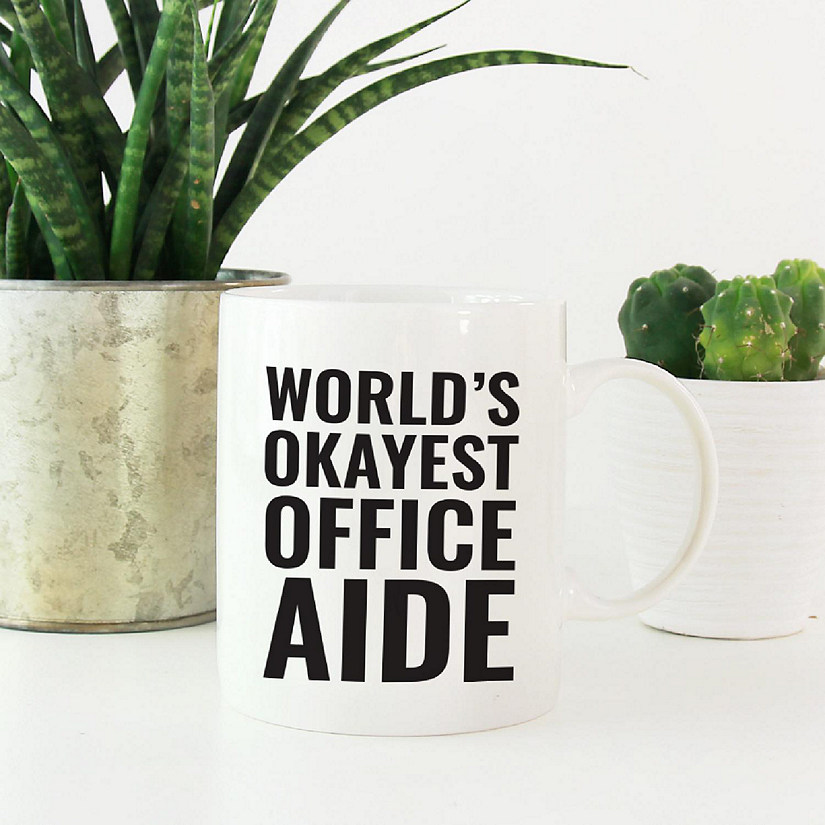 Okayest Office Aide Ceramic Mug Image