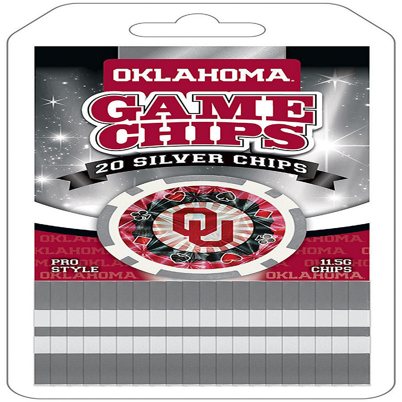 Oklahoma Sooners 20 Piece Poker Chips Image