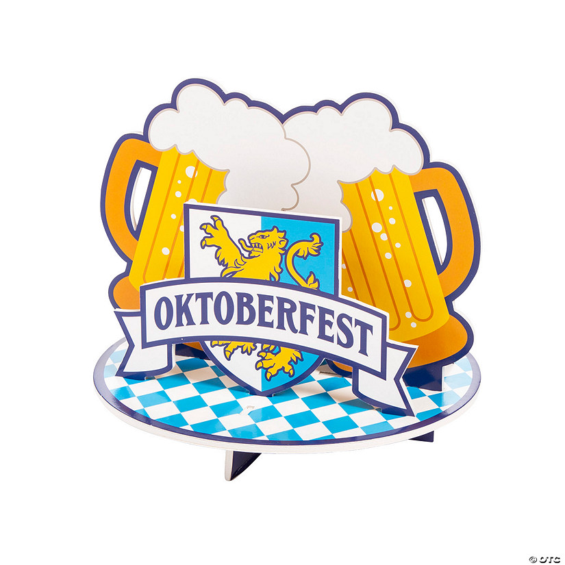 Oktoberfest Dual Beer Mugs Centerpiece Image