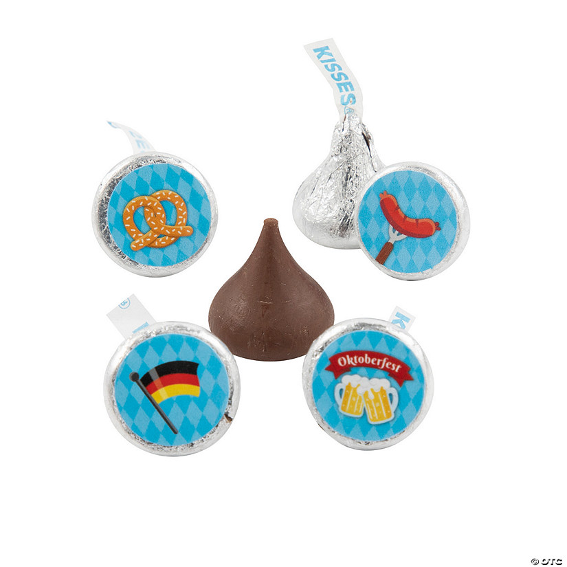 Oktoberfest Hershey&#8217;s<sup>&#174;</sup> Kisses<sup>&#174;</sup> Stickers - 60 Pc. Image