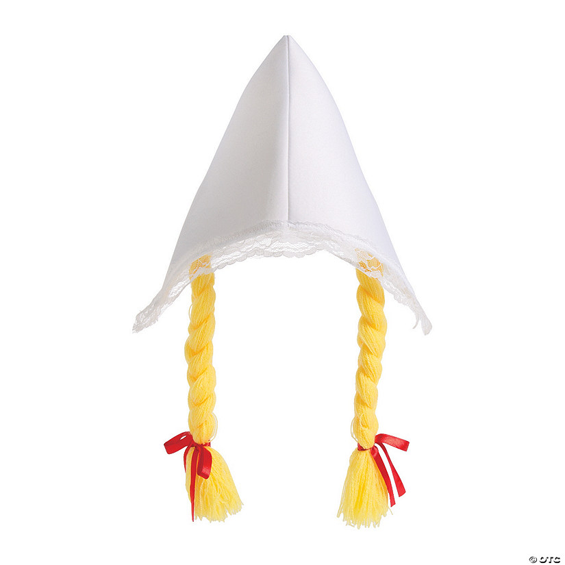 Oktoberfest White Hat with Braids Image