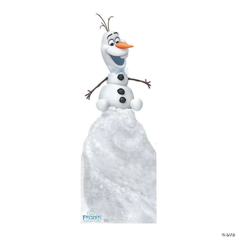 Olaf&#8217;s Frozen Adventure&#8482; Olaf on Snow Life-Size Cardboard Stand-Up Image