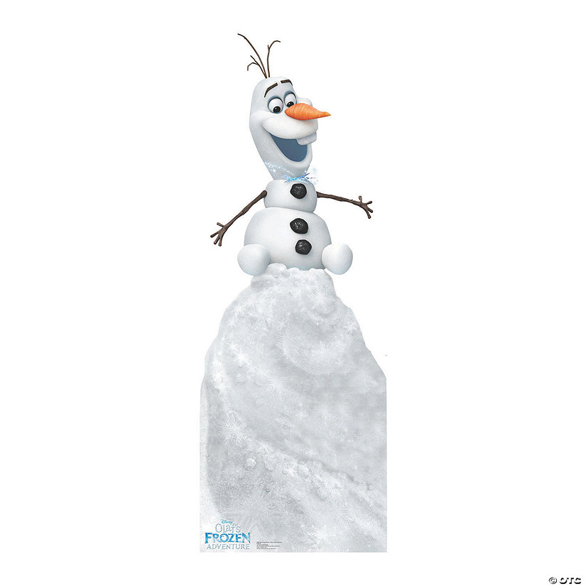 olaf with snow