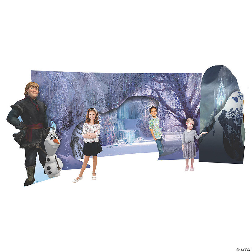 Olaf&#8217;s Frozen Adventure&#8482; Scene Life-Size Cardboard Stand-Up Image