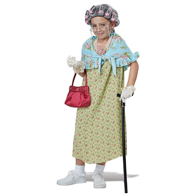 Old Lady Child Costume Kit Image