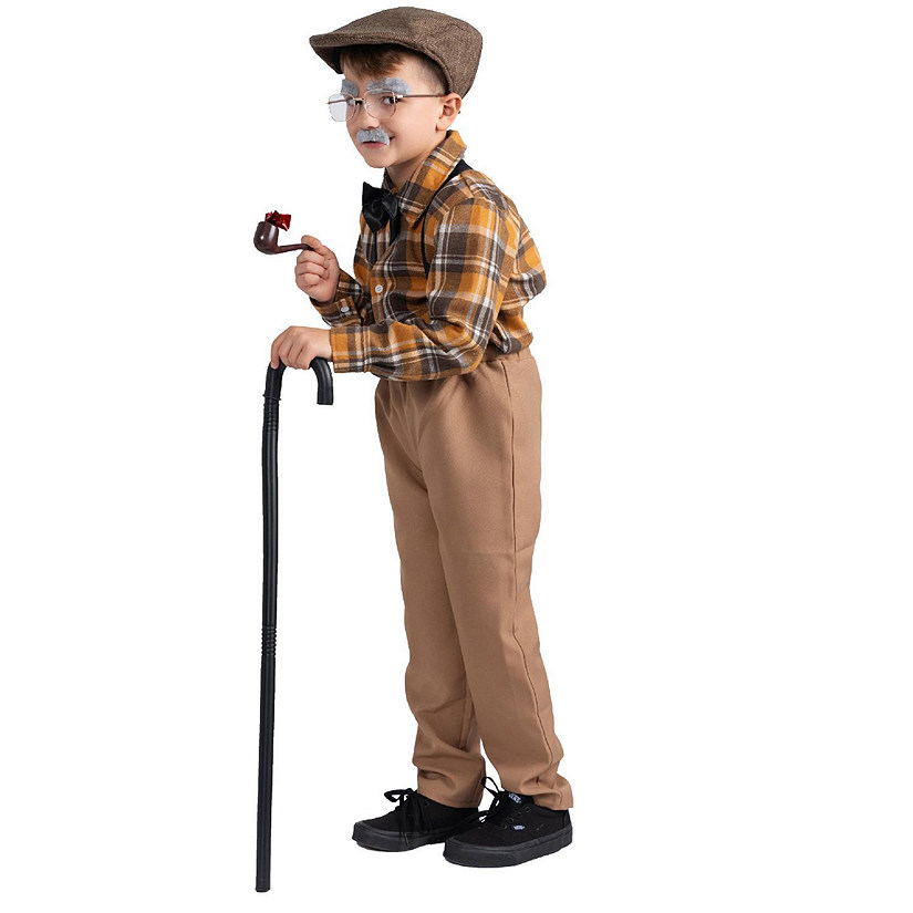 Old Man Grandpa Costume - Kids S Image