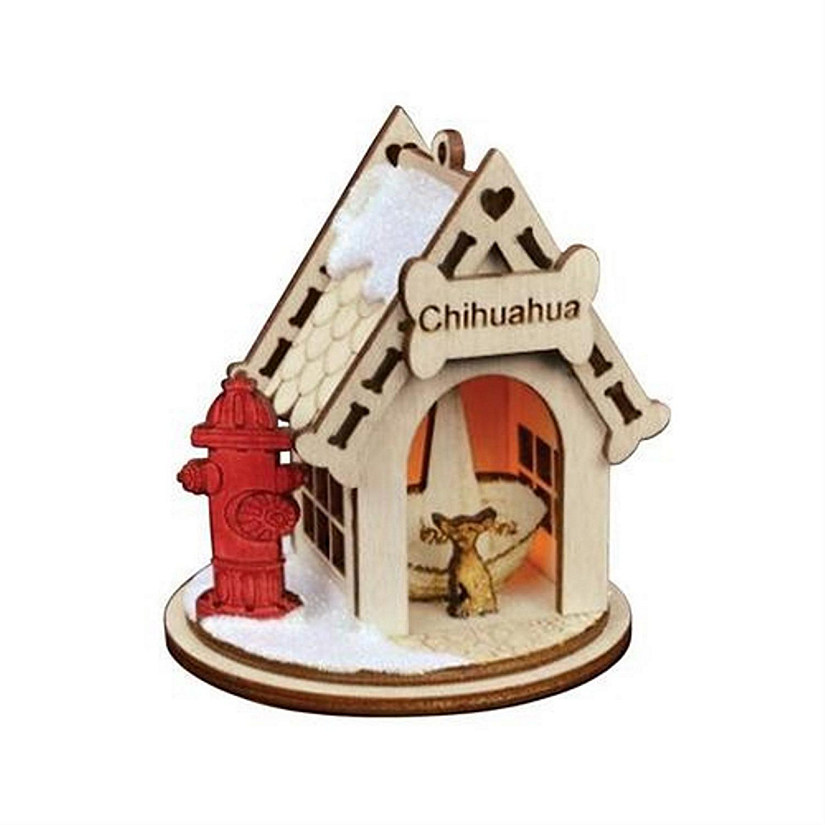 Old Word Christmas Ginger Cottages Chihuahua K9102 Ornament, Multi #81001 Image