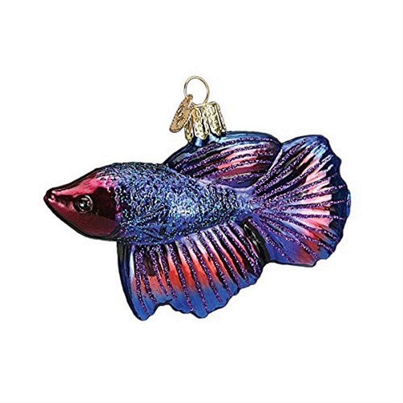 Photo inspiration: Visual Reference: Old World Christmas 12384 Glass Blown Betta Fish Ornament