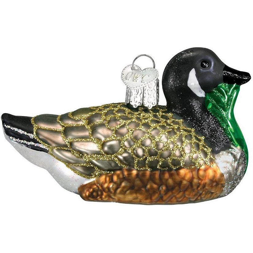 Old World Christmas 16065 Glass Blown Canada Goose Ornament Image