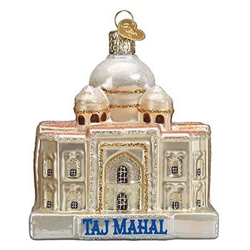 Old World Christmas #20123 Glass Blown Ornament Taj Mahal, 3.5 Image