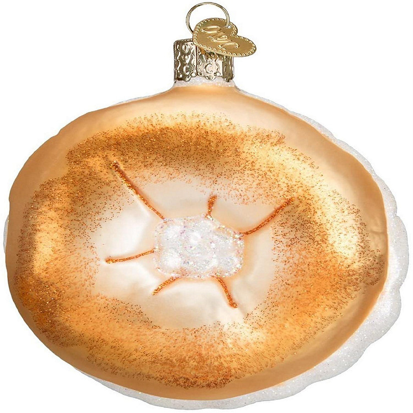 Old World Christmas 32221 Glass Blown Bagel Ornament Image