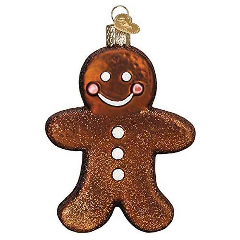 Old World Christmas 32473 Glass Blown Ornaments, Gingerman, 4