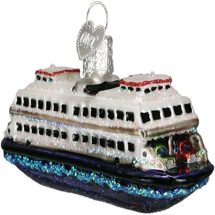 Buffalo Bills Blown Glass Winnebago Ornament