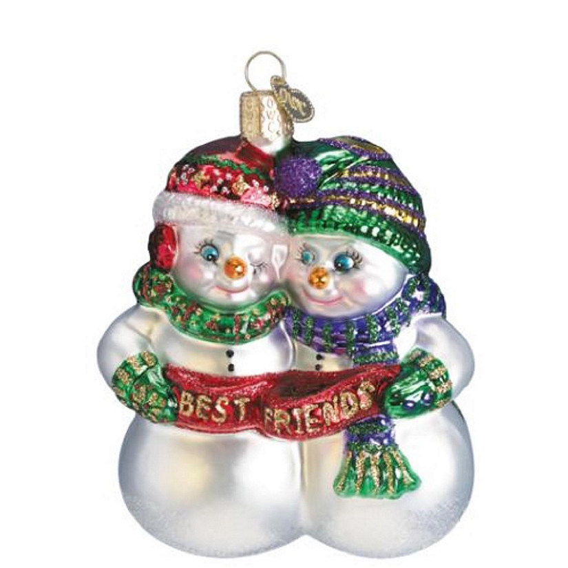 Old World Christmas Best Friend Glass Ornament FREE BOX 24008 Image