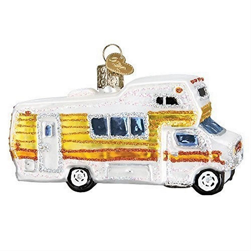 Old World Christmas Classic Motorhome Glass Blown Ornament Image