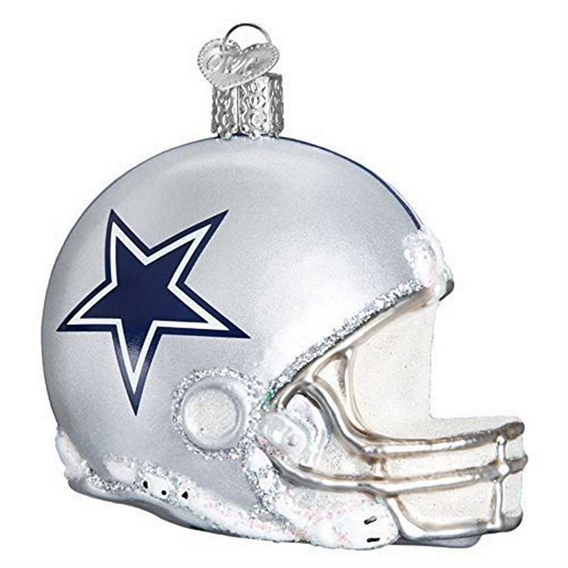 Old World Christmas Dallas Cowboys Helmet Ornament For Christmas Tree Image