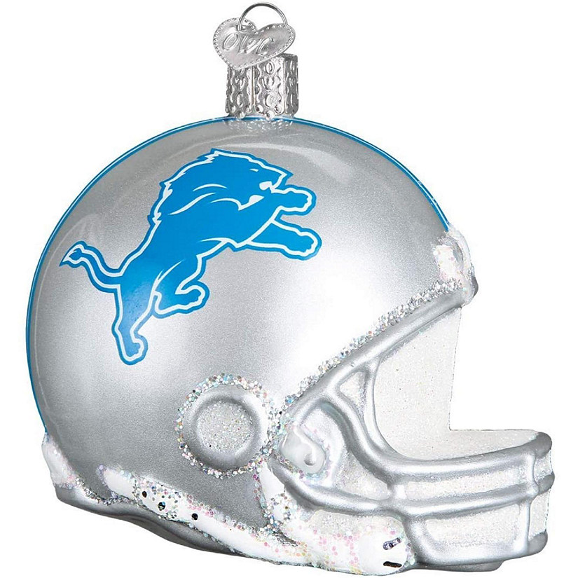 Old World Christmas Detroit Lions Helmet Ornament For Christmas Tree Image