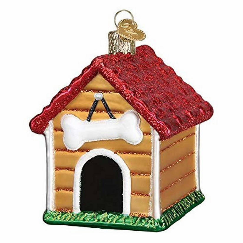 Old World Christmas Dog House Ornament for Christmas Tree Image