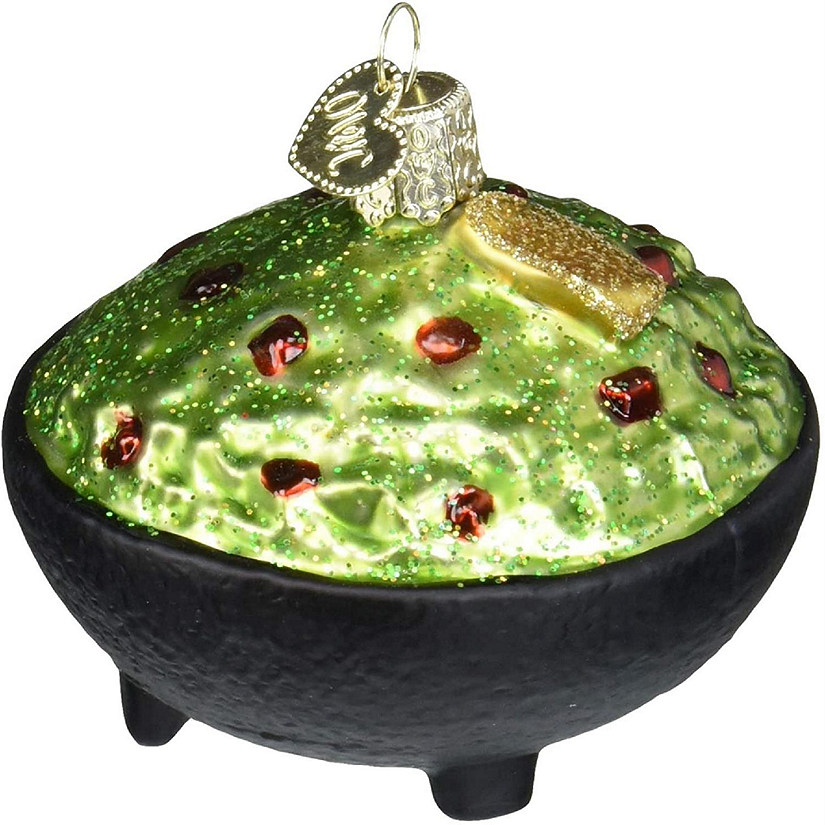 Old World Christmas Glass Blown Ornament, Guacamole (#32320) Image